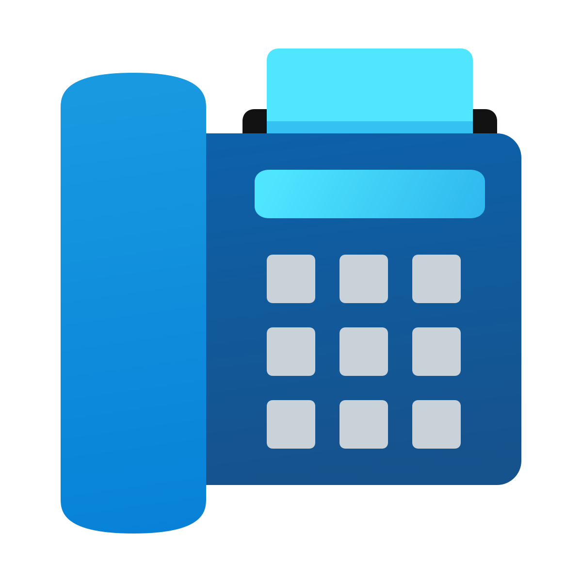 windows 11 color style fax  v2 icon