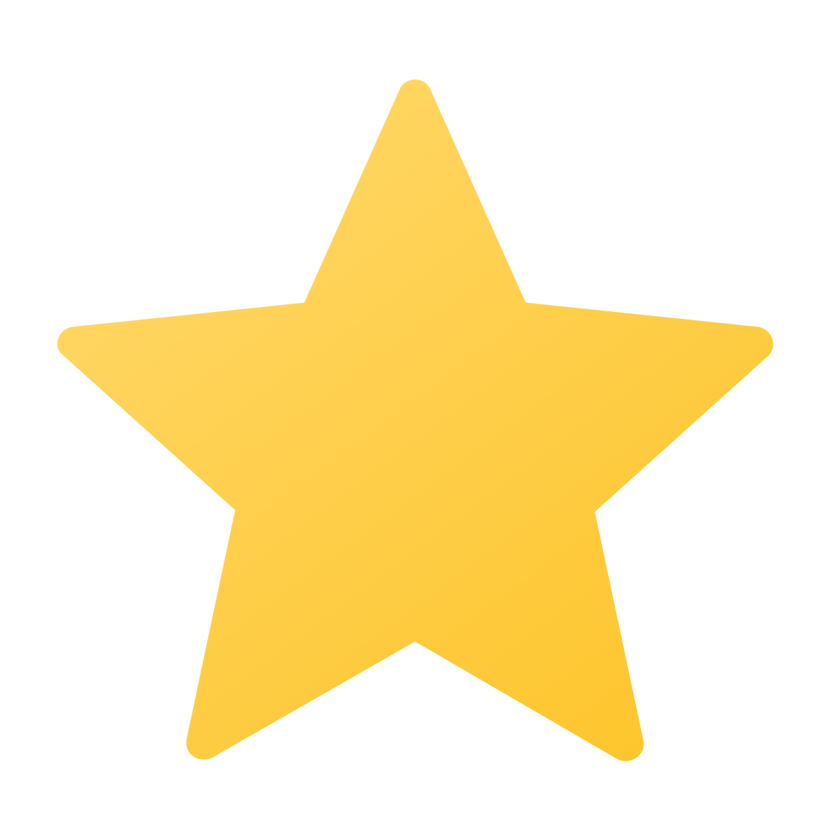 windows 11 color style filled star icon