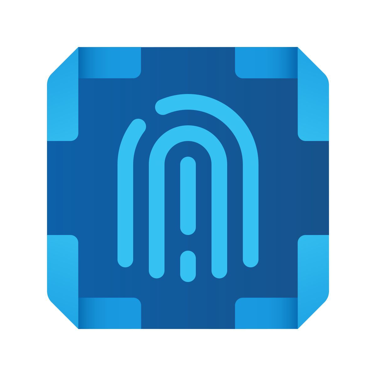 windows 11 color style riconoscimento delle impronte digitali icon