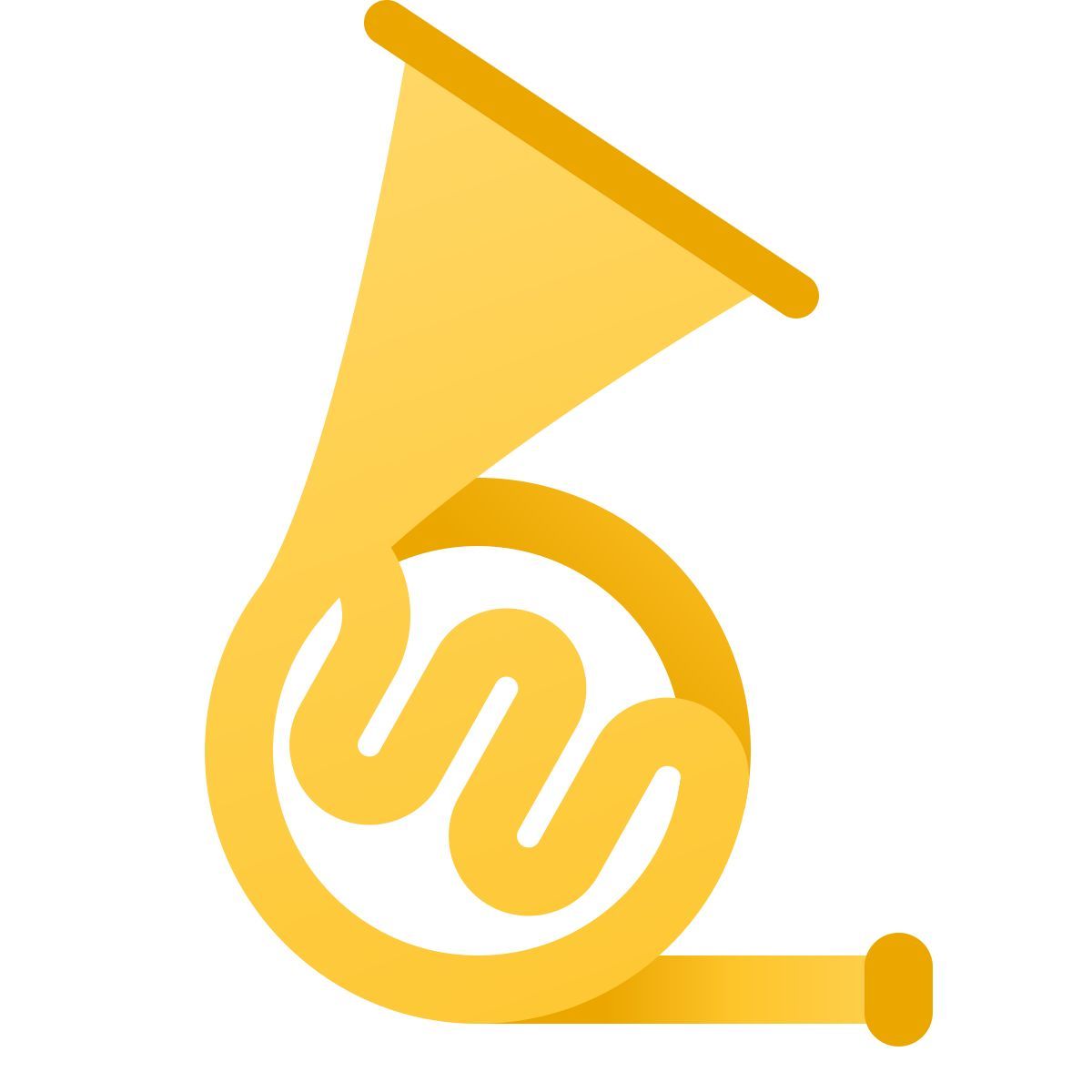 windows 11 color style 프렌치 호른 icon