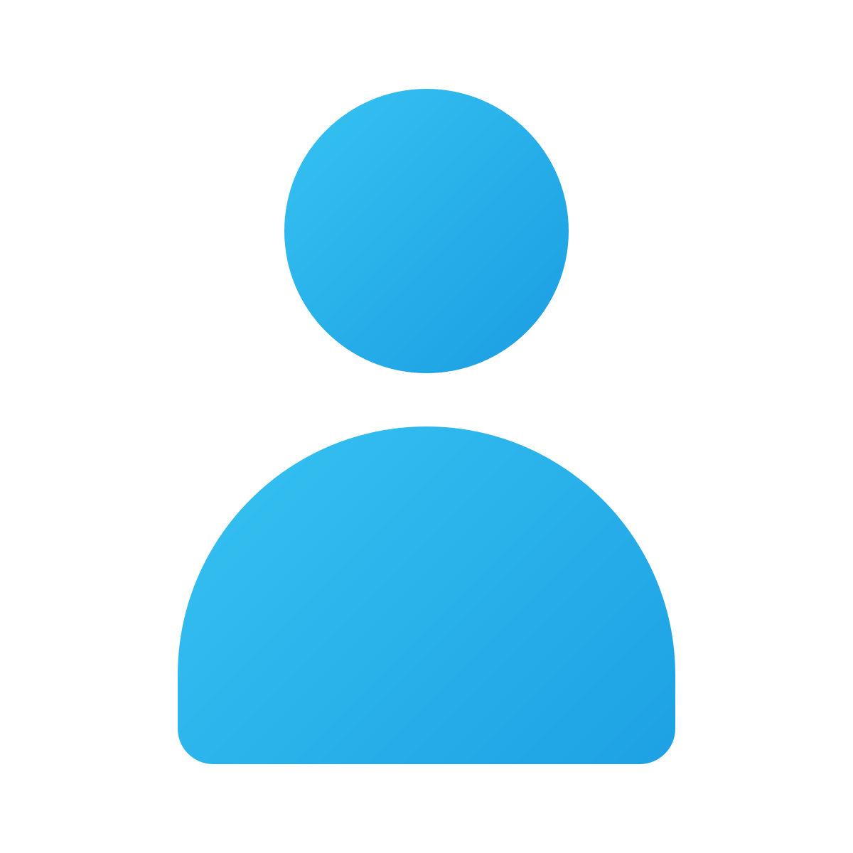 windows 11 color style gender neutral user  v2 icon