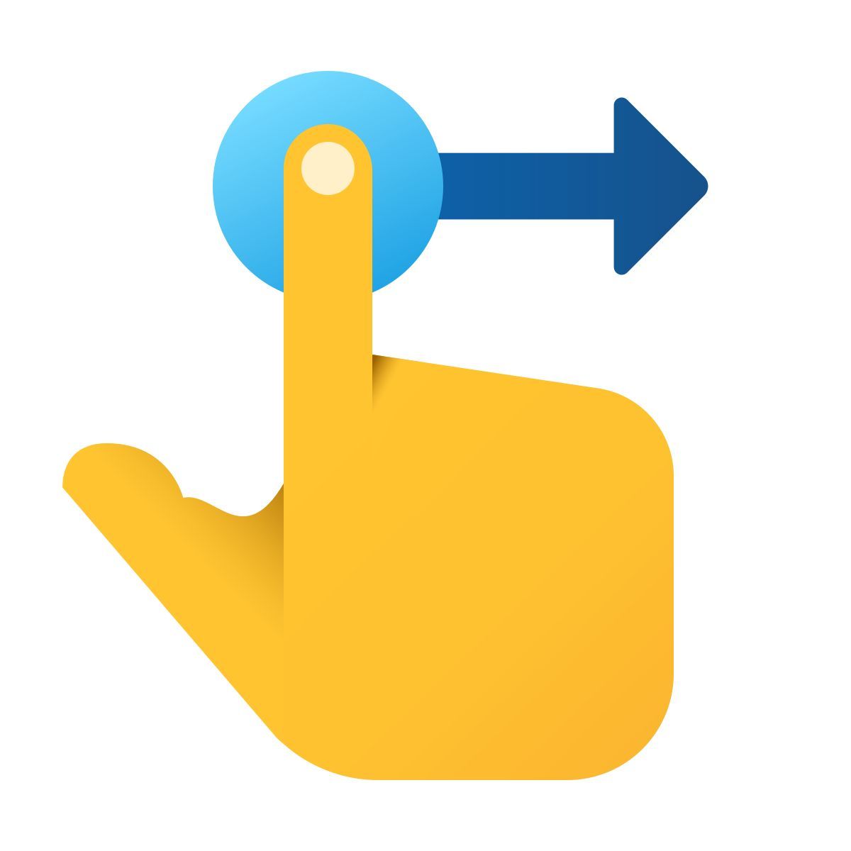 windows 11 color style trascinamento a mano icon