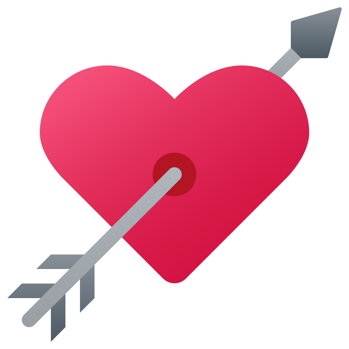 windows 11 color style heart with arrow icon