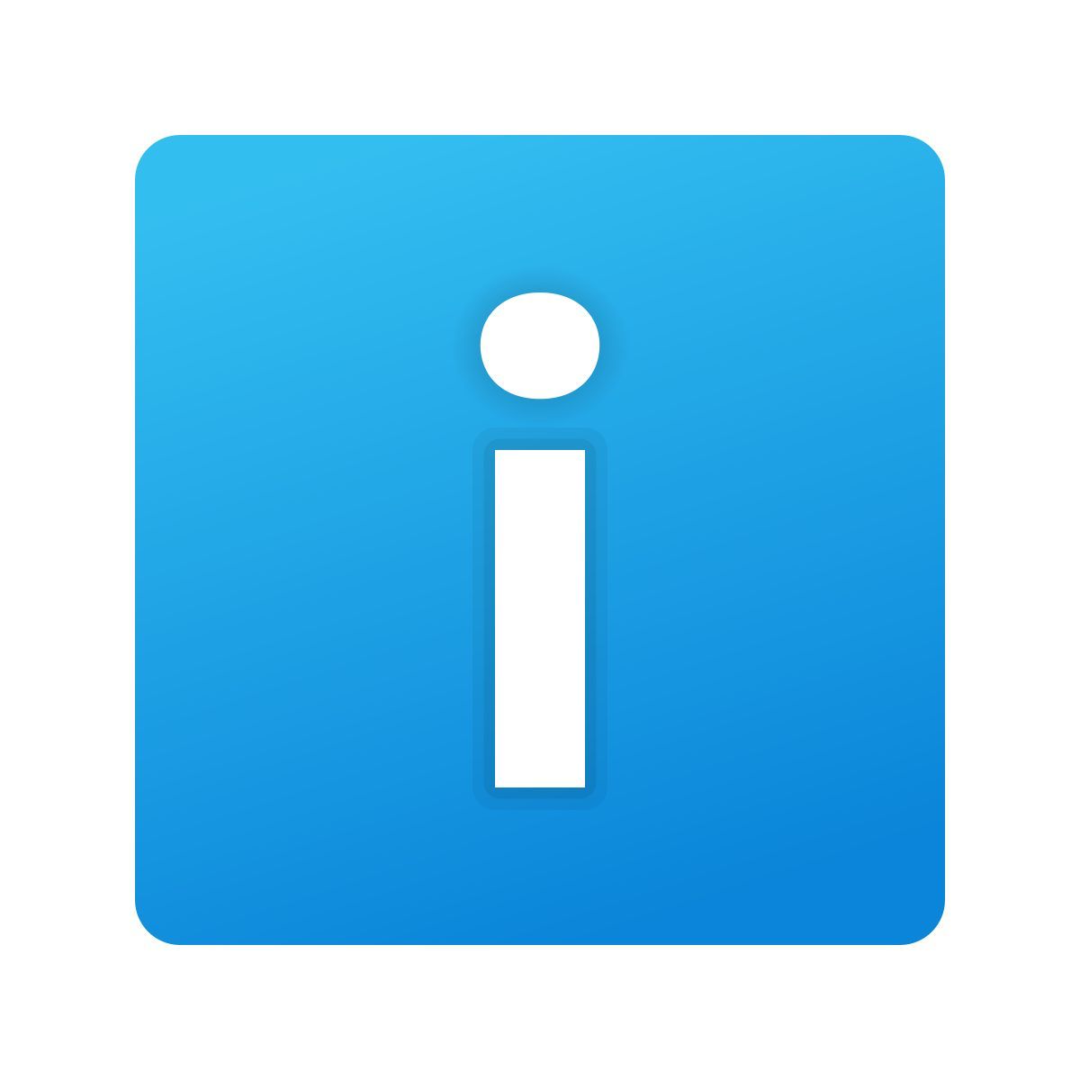 windows 11 color style info squared icon