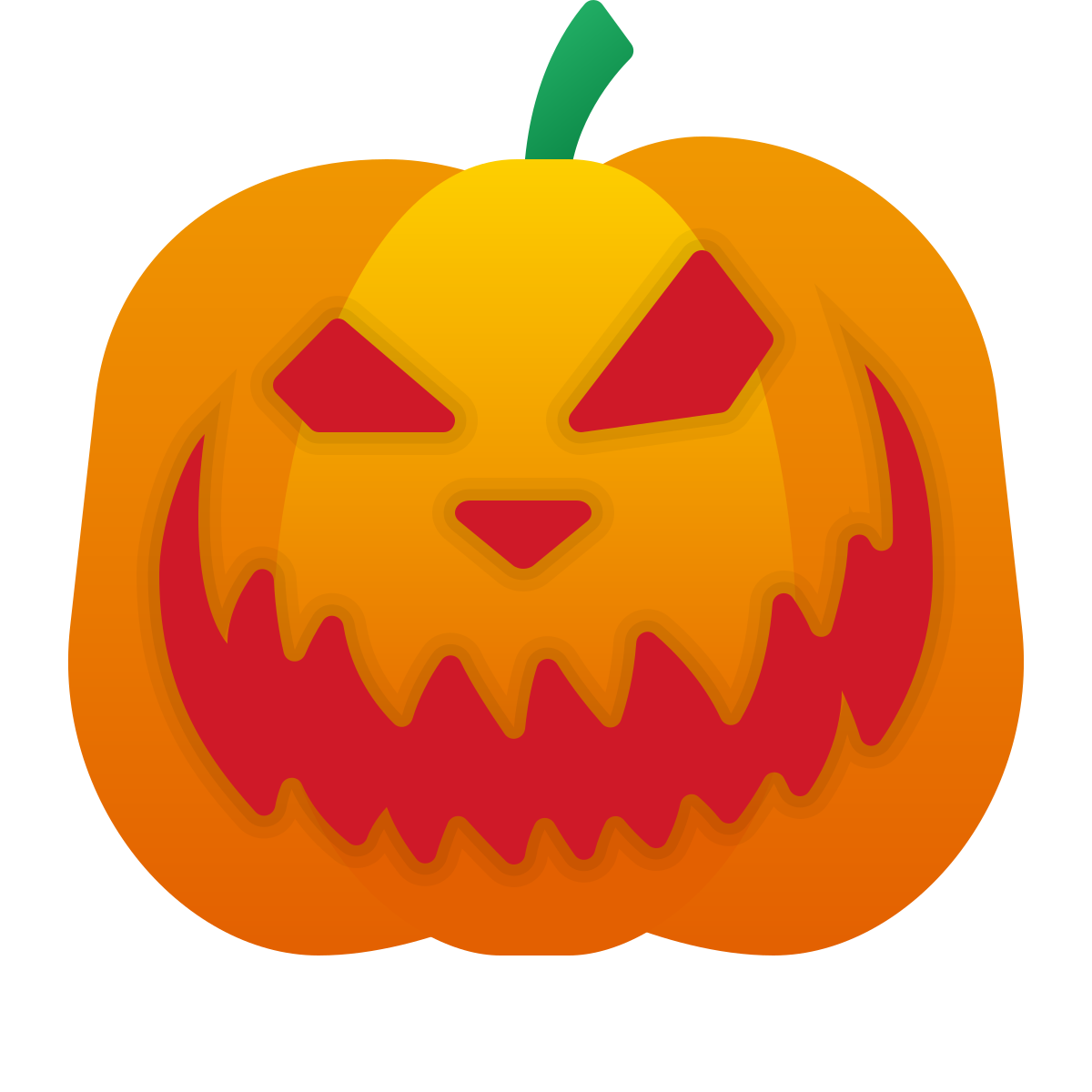 windows 11 color style jack o lantern icon
