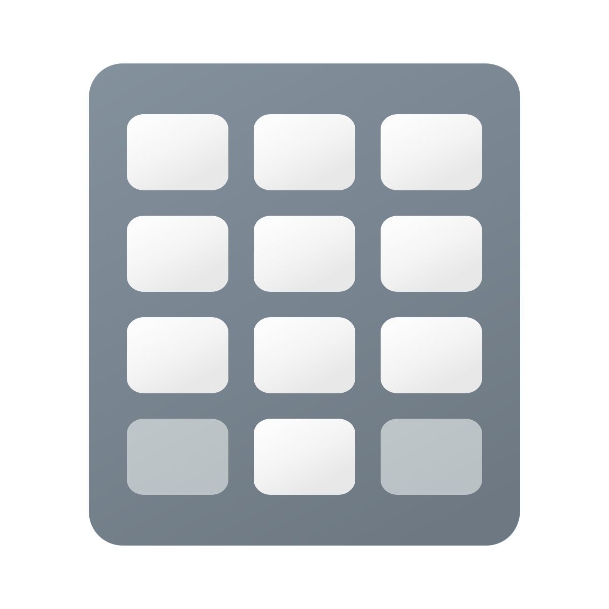 windows 11 color style pavé numérique icon