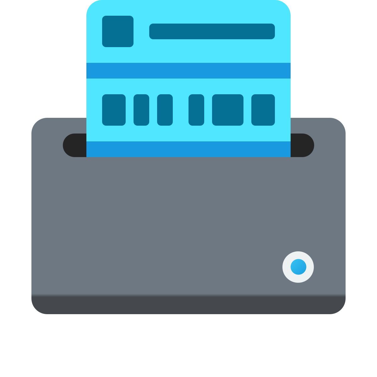 windows 11 color style label printer icon