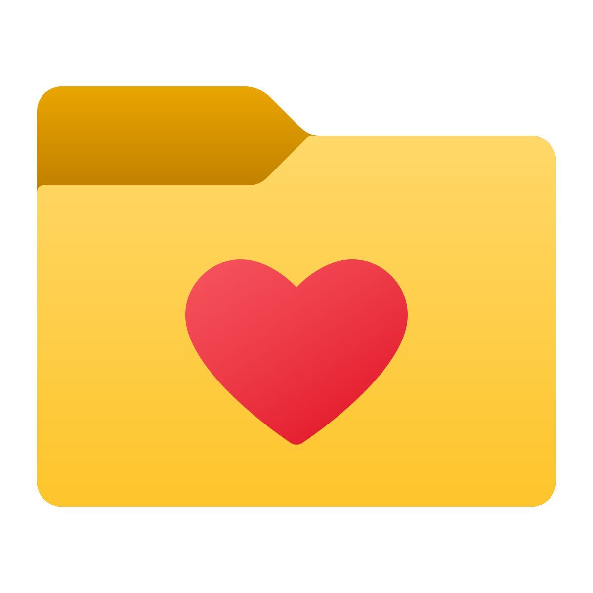 windows 11 color style 즐겨 찾기 폴더 icon