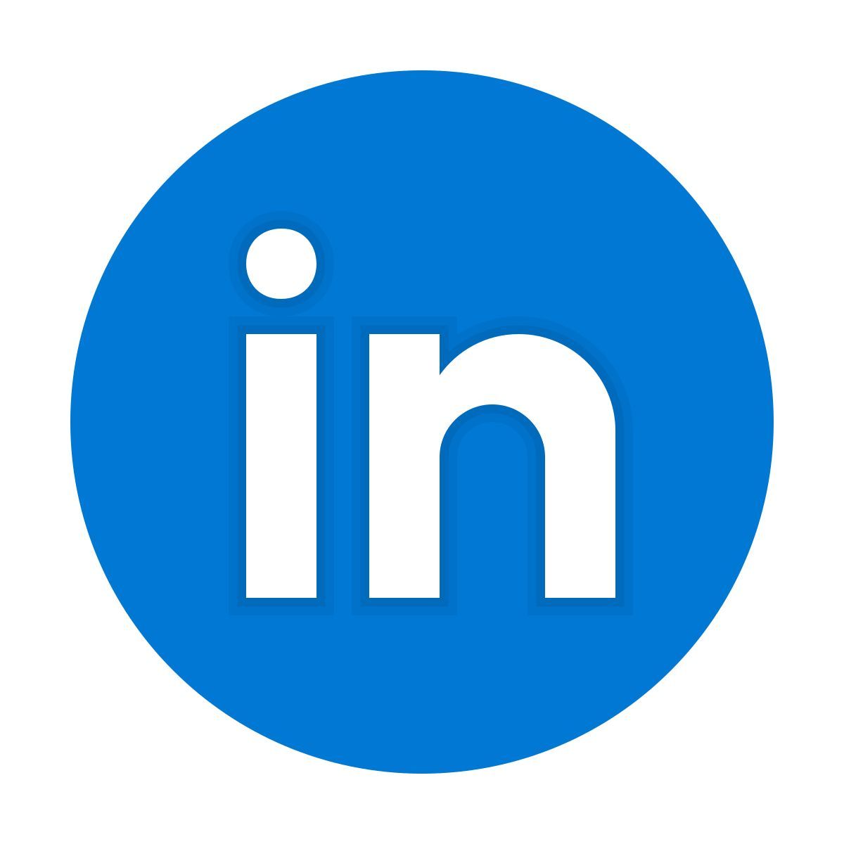 windows 11 color style linkedin im kreis icon