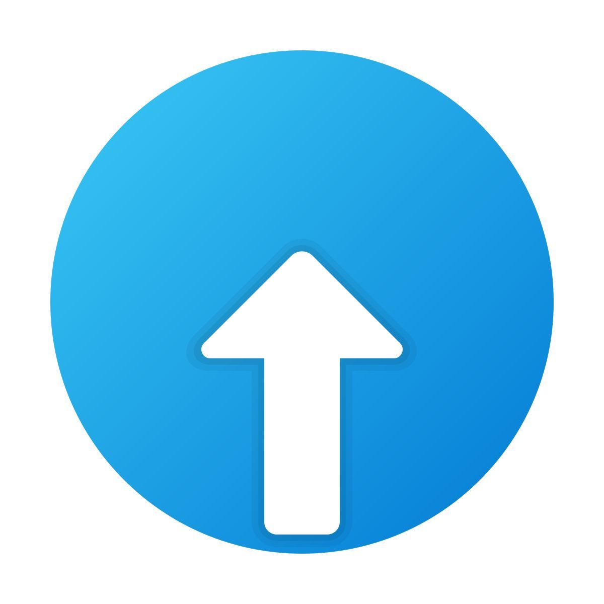 windows 11 color style 위쪽 화살표 icon