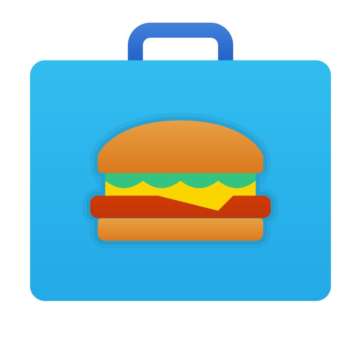 windows 11 color style 점심 도시락 icon