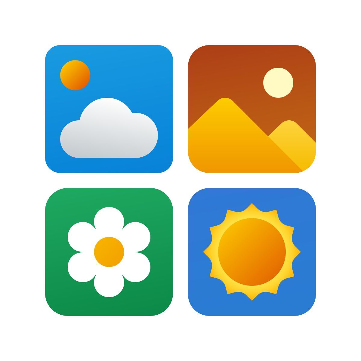 windows 11 color style 이미지 미리보기 icon