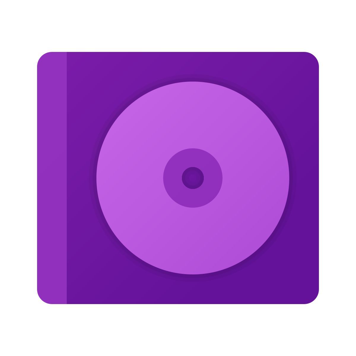 windows 11 color style 音乐专辑 icon