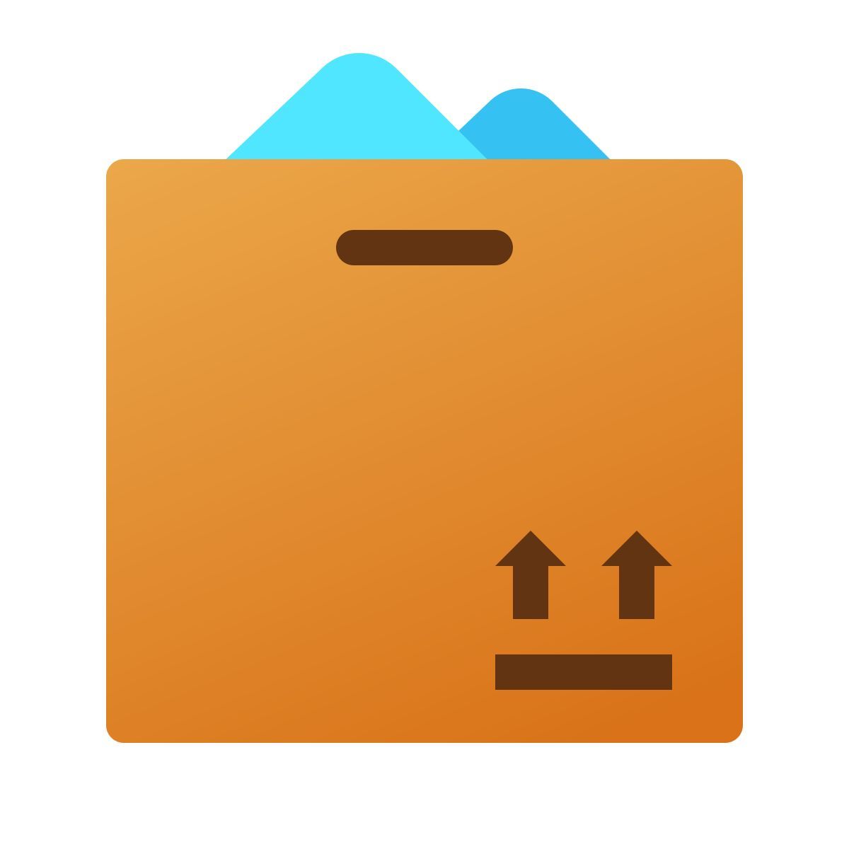 windows 11 color style open box icon