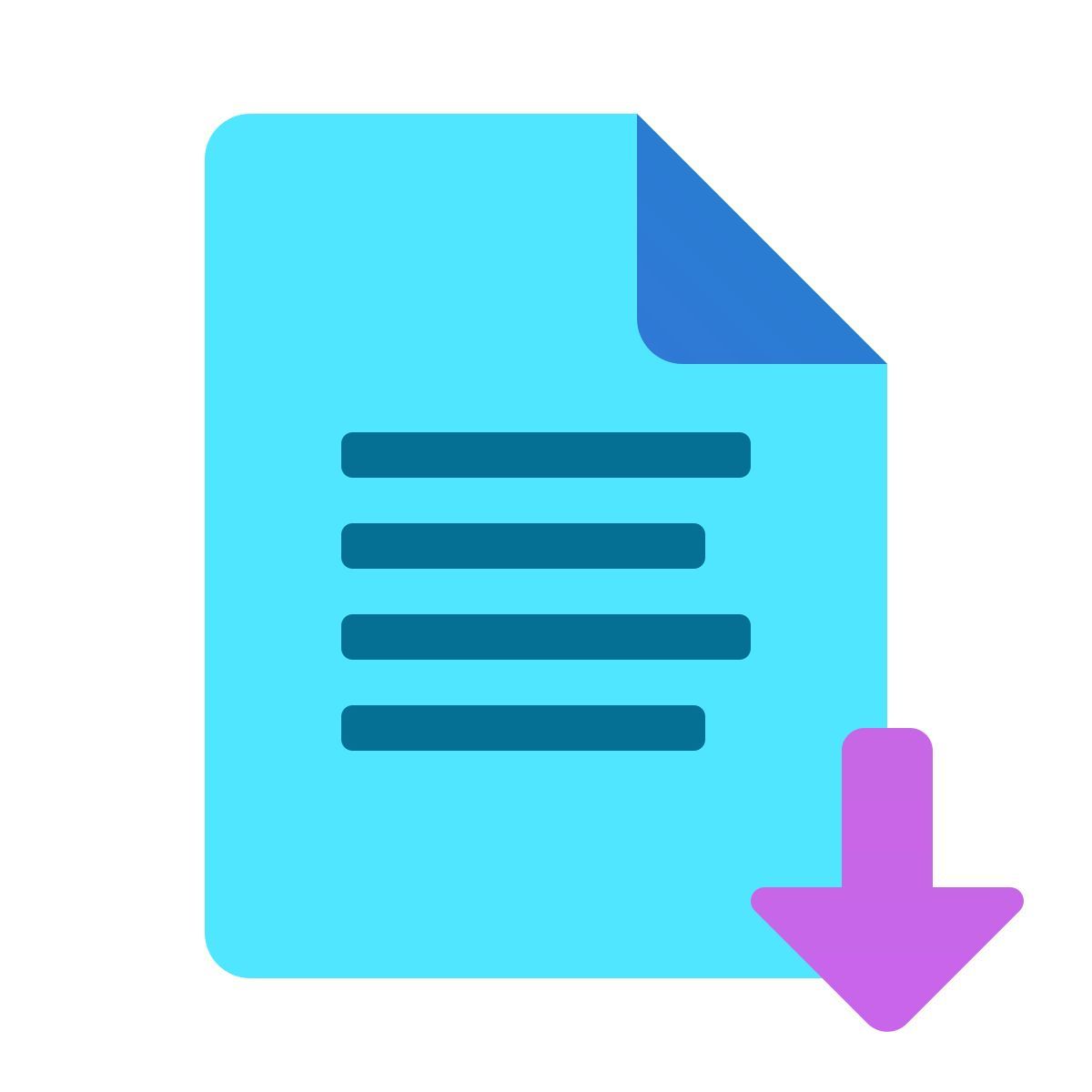 windows 11 color style open document icon