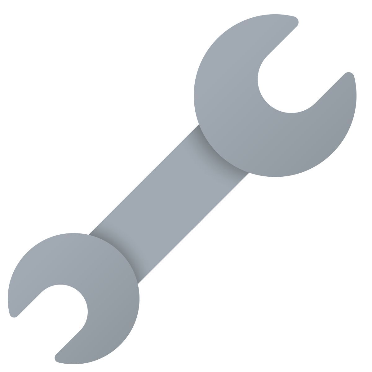 windows 11 color style open end wrench icon