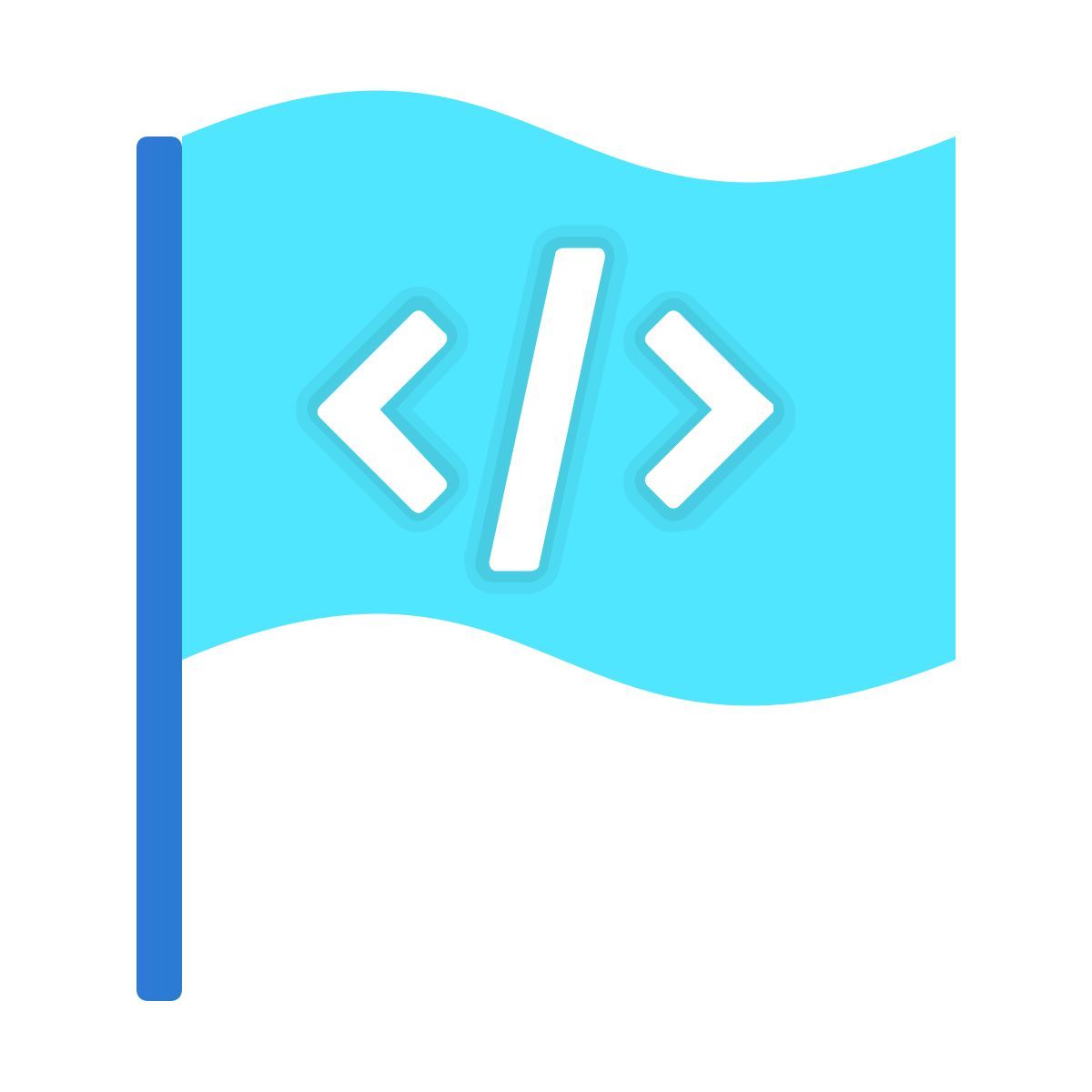 windows 11 color style drapeau de programmation icon