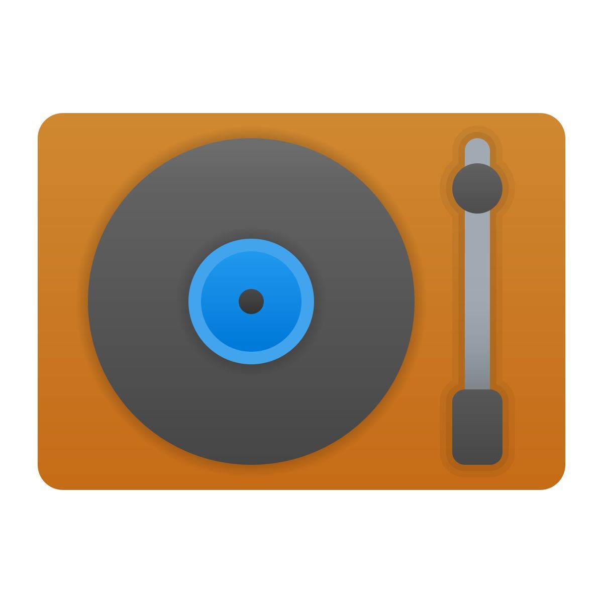 windows 11 color style record player icon