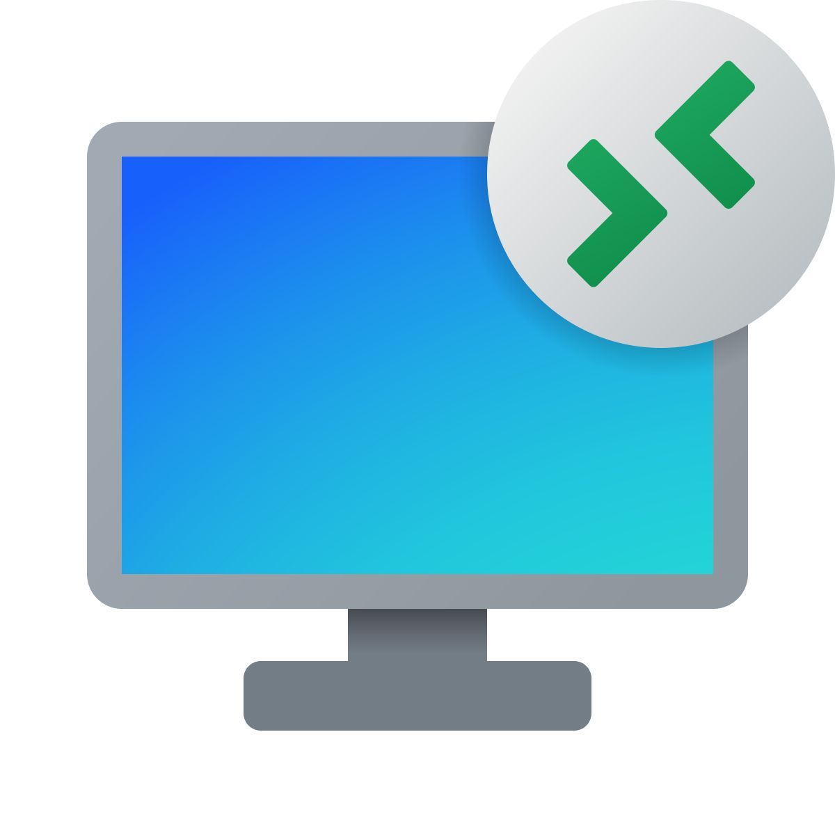 windows 11 color style escritorio remoto icon