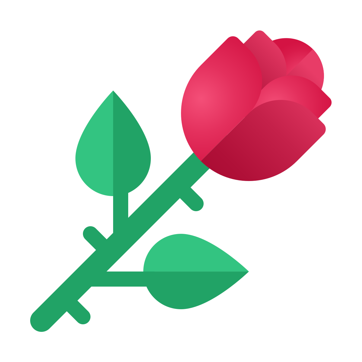 windows 11 color style rose icon