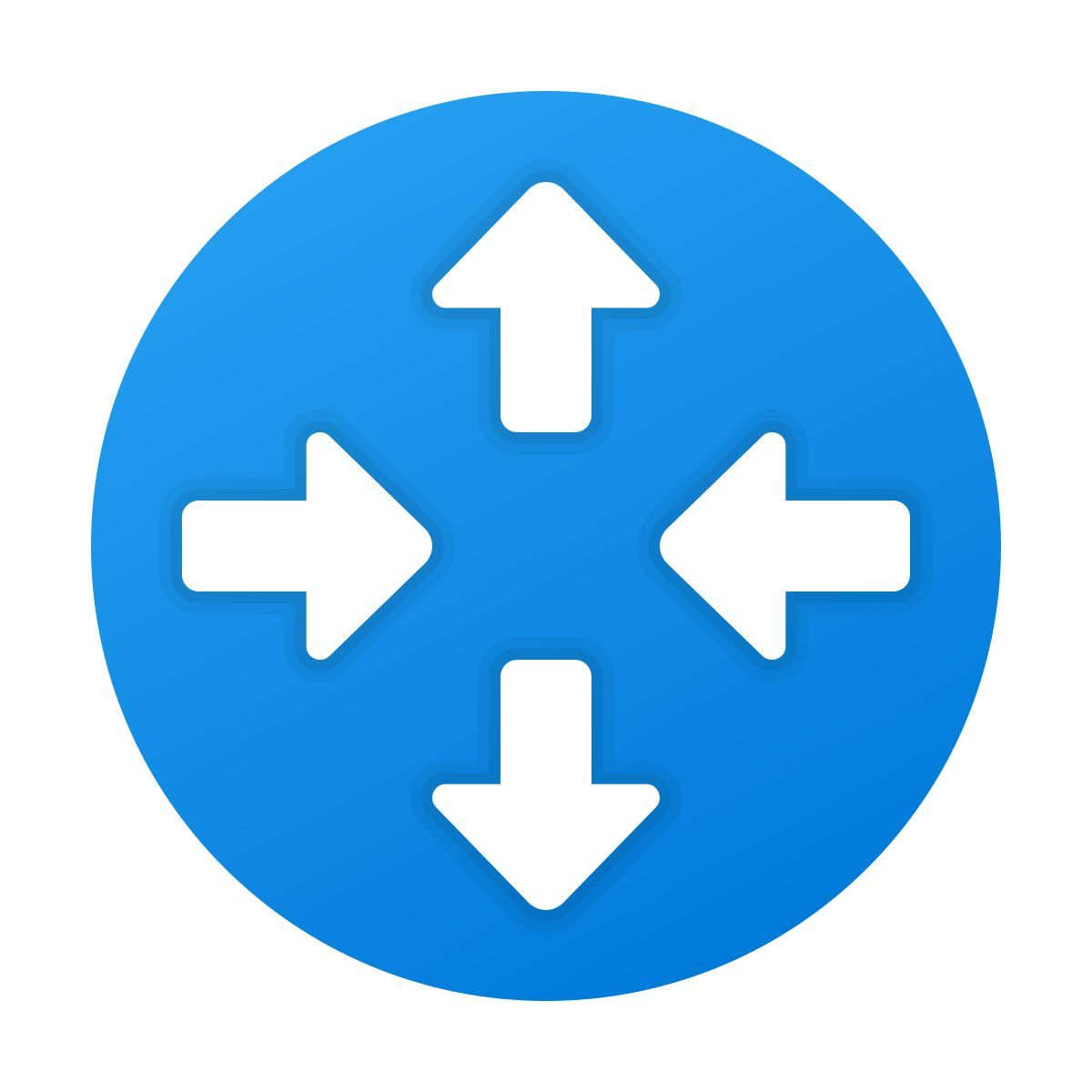 windows 11 color style router icon