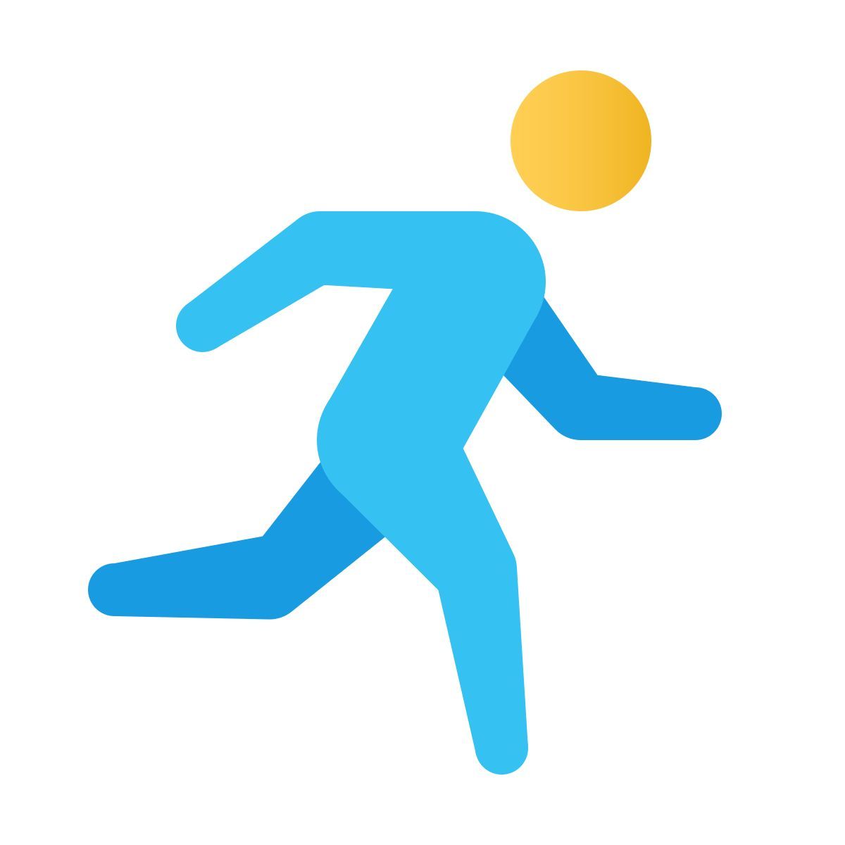 windows 11 color style running icon