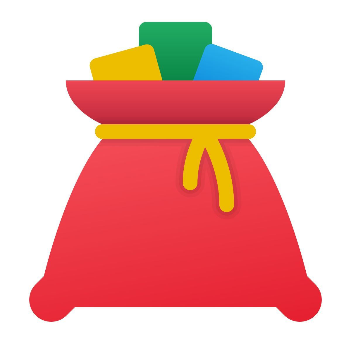 windows 11 color style 圣诞老人袋 icon