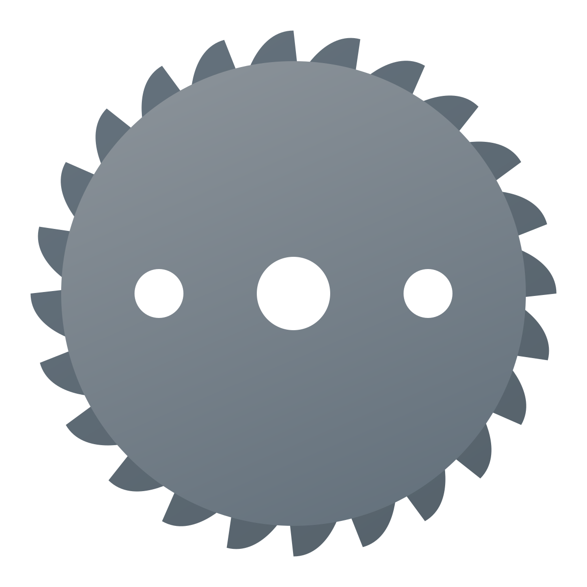 windows 11 color style saw blade icon