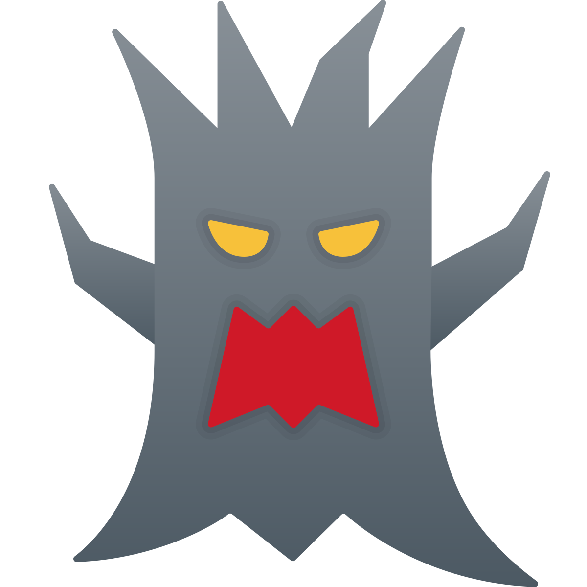 windows 11 color style scary tree icon