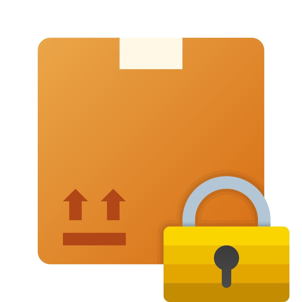 windows 11 color style livraison sécurisée icon