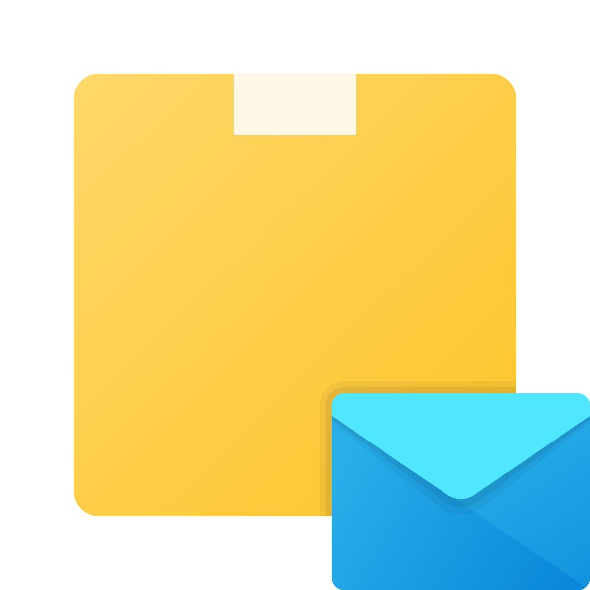 windows 11 color style 상자 보내기 icon