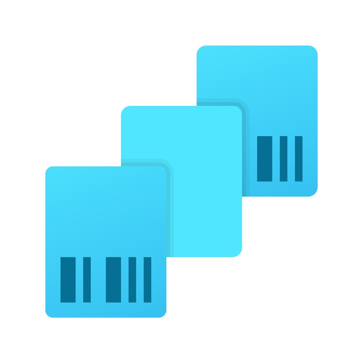 windows 11 color style separado usando um código de barras icon