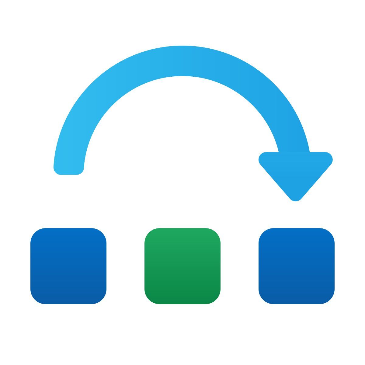 windows 11 color style 버킷 icon