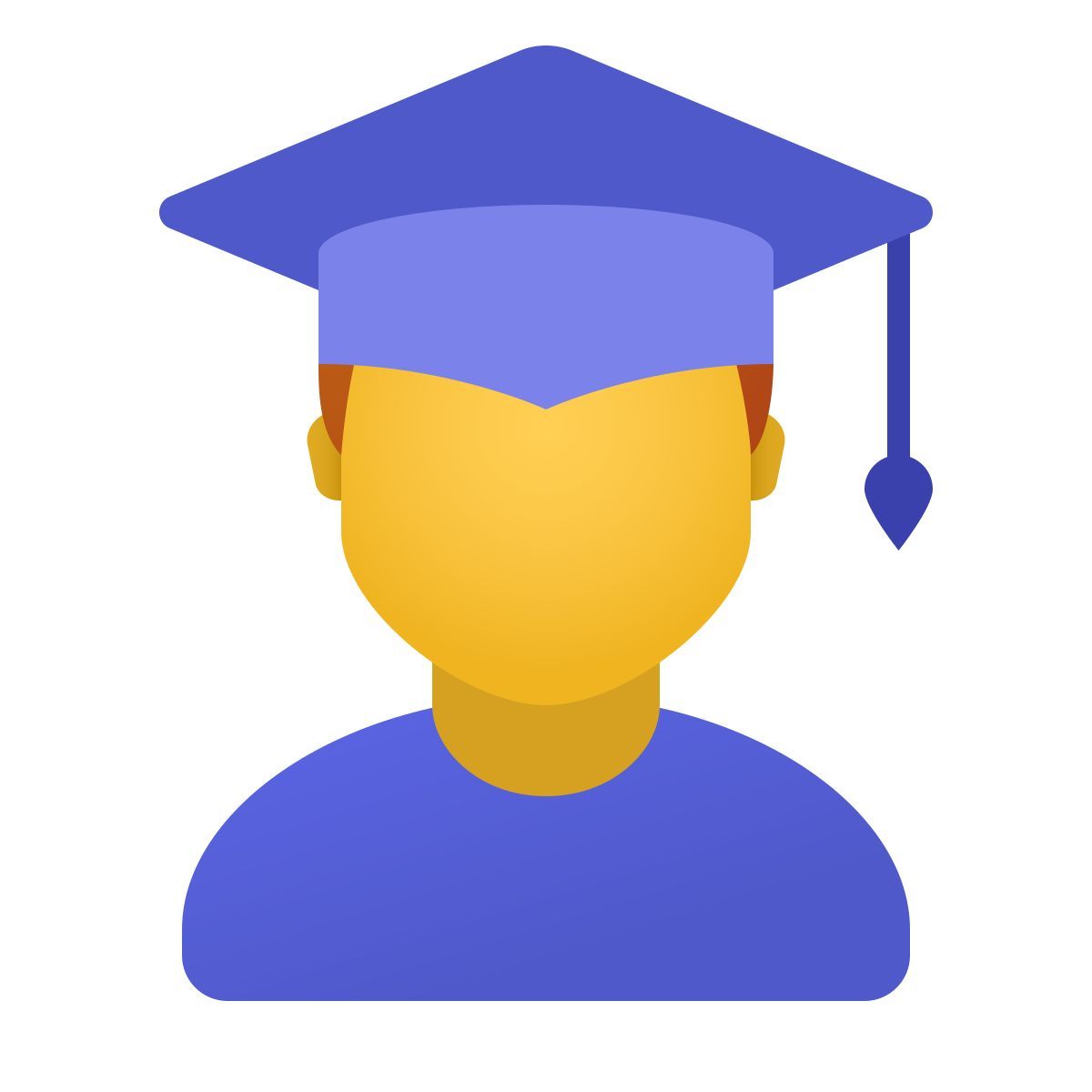 windows 11 color style student male icon