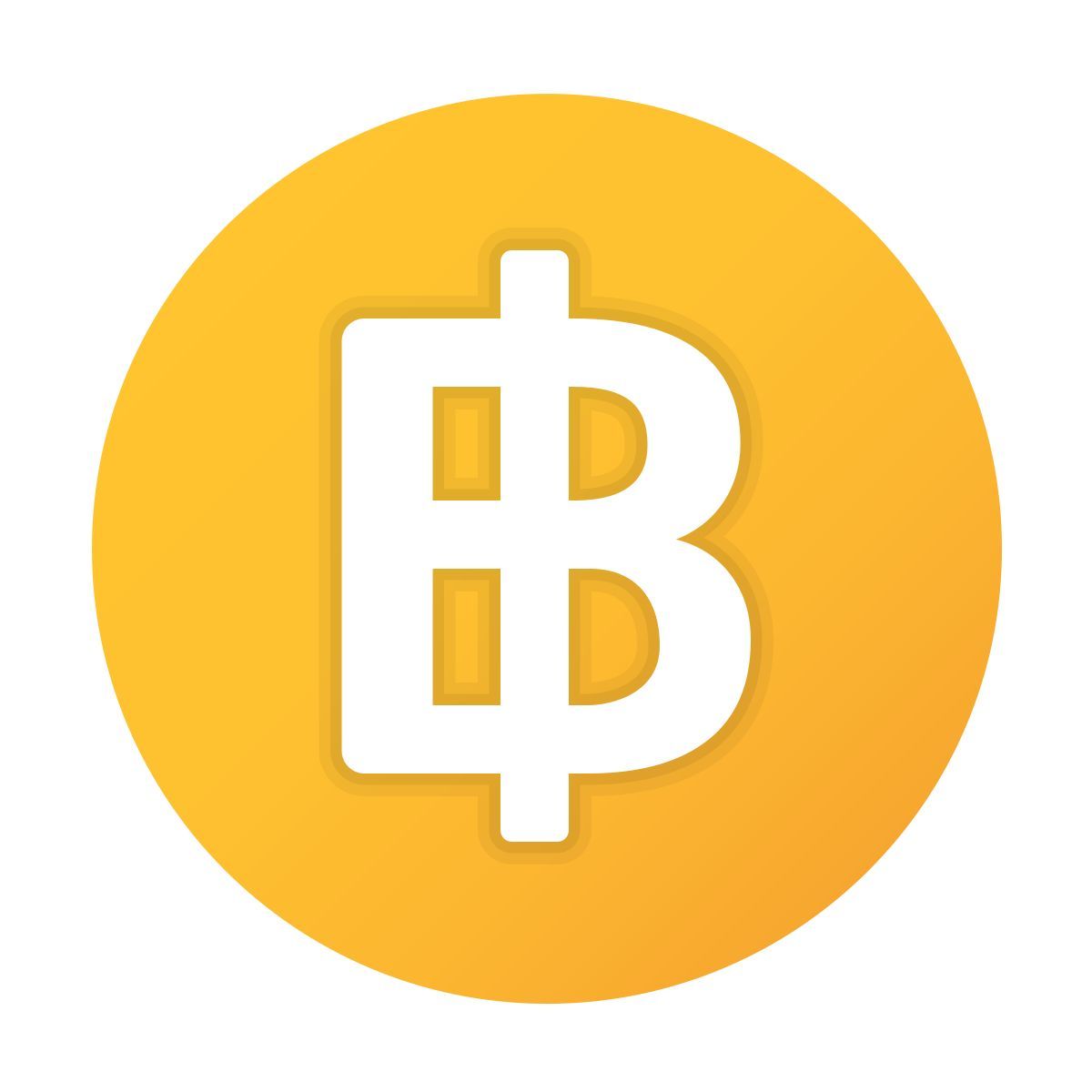 windows 11 color style baht tailandés icon