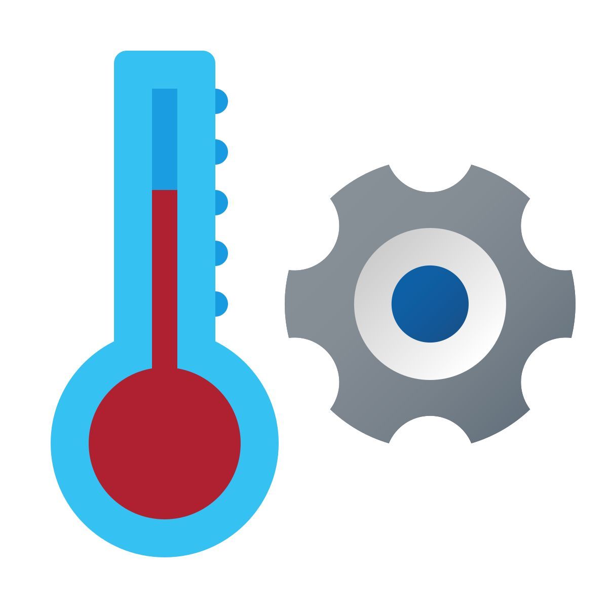 windows 11 color style 온도계 자동화 icon