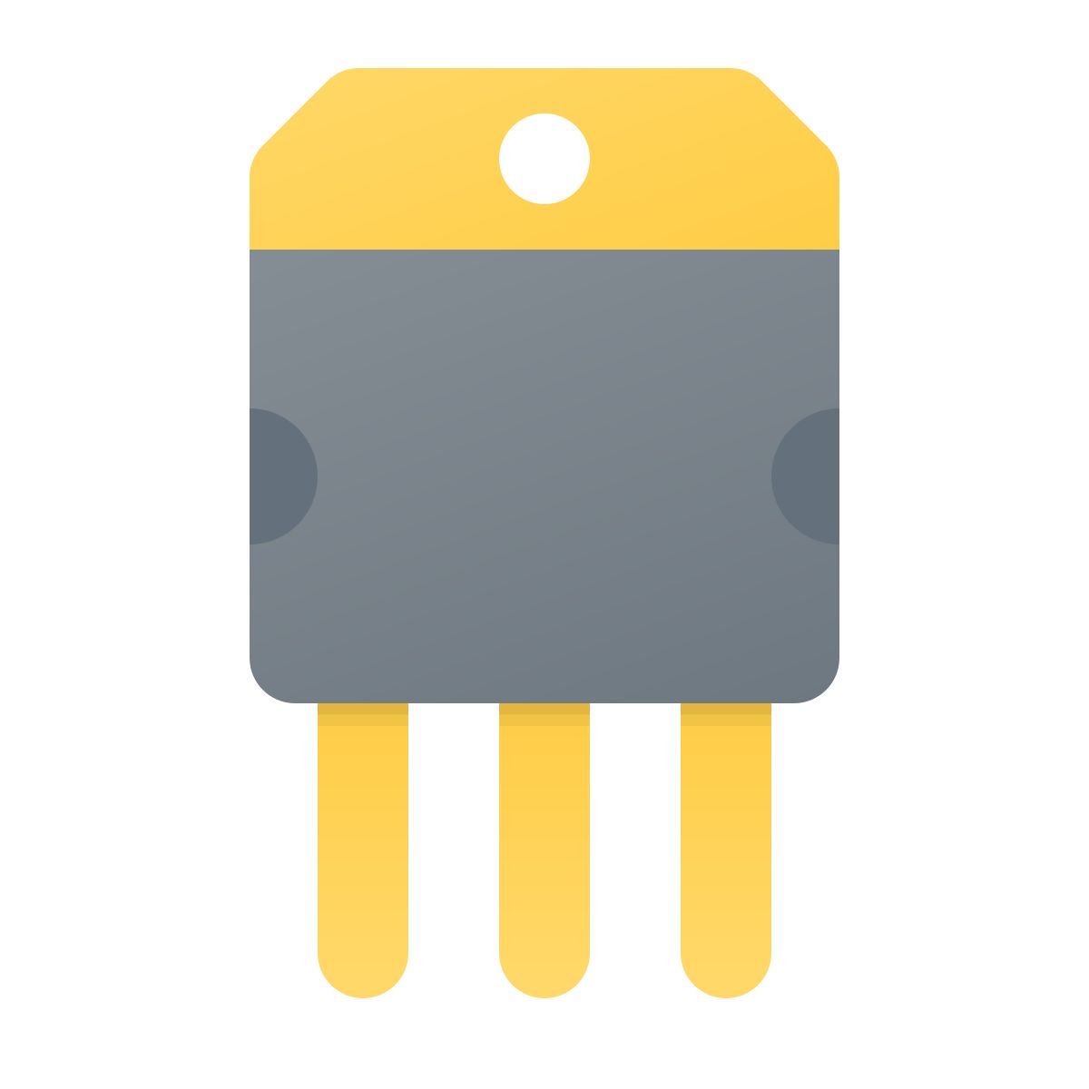 windows 11 color style transistor icon