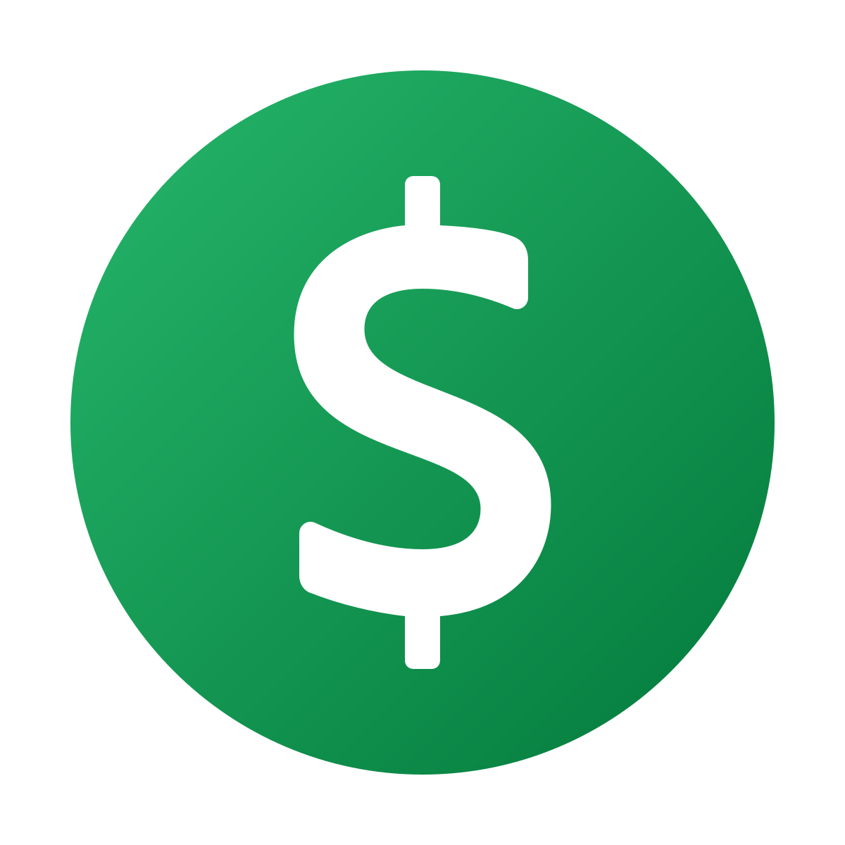 windows 11 color style us dollar circled  v2 icon
