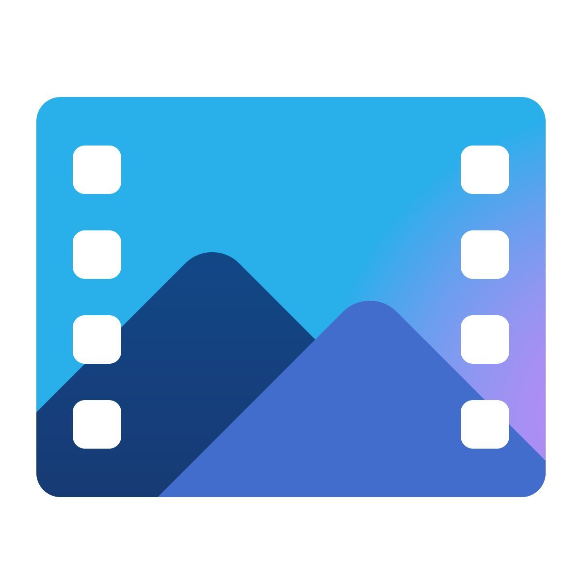 windows 11 color style video icon