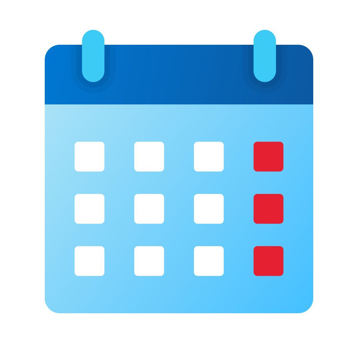 windows 11 color style fin de semana icon