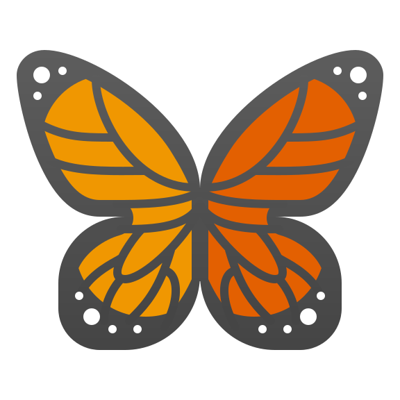 Monarch Butterfly Icon In Windows 11 Color Style Monarch Butterfly Icon In Windows 11 Color Style
