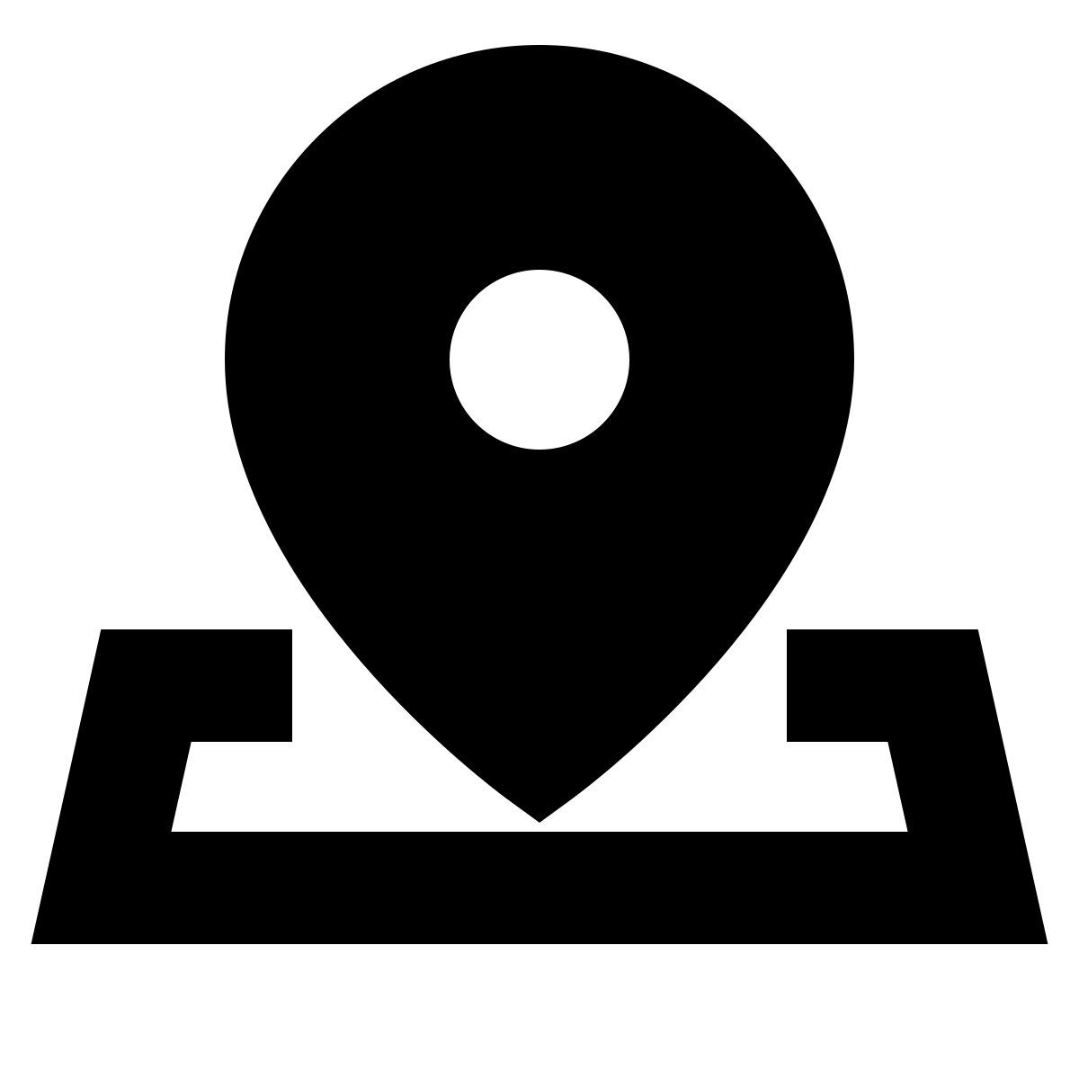 forma bold filled sharp style indirizzo icon