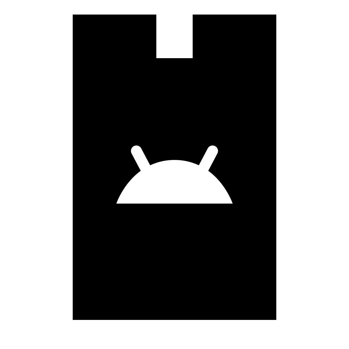 forma bold filled sharp style android icon