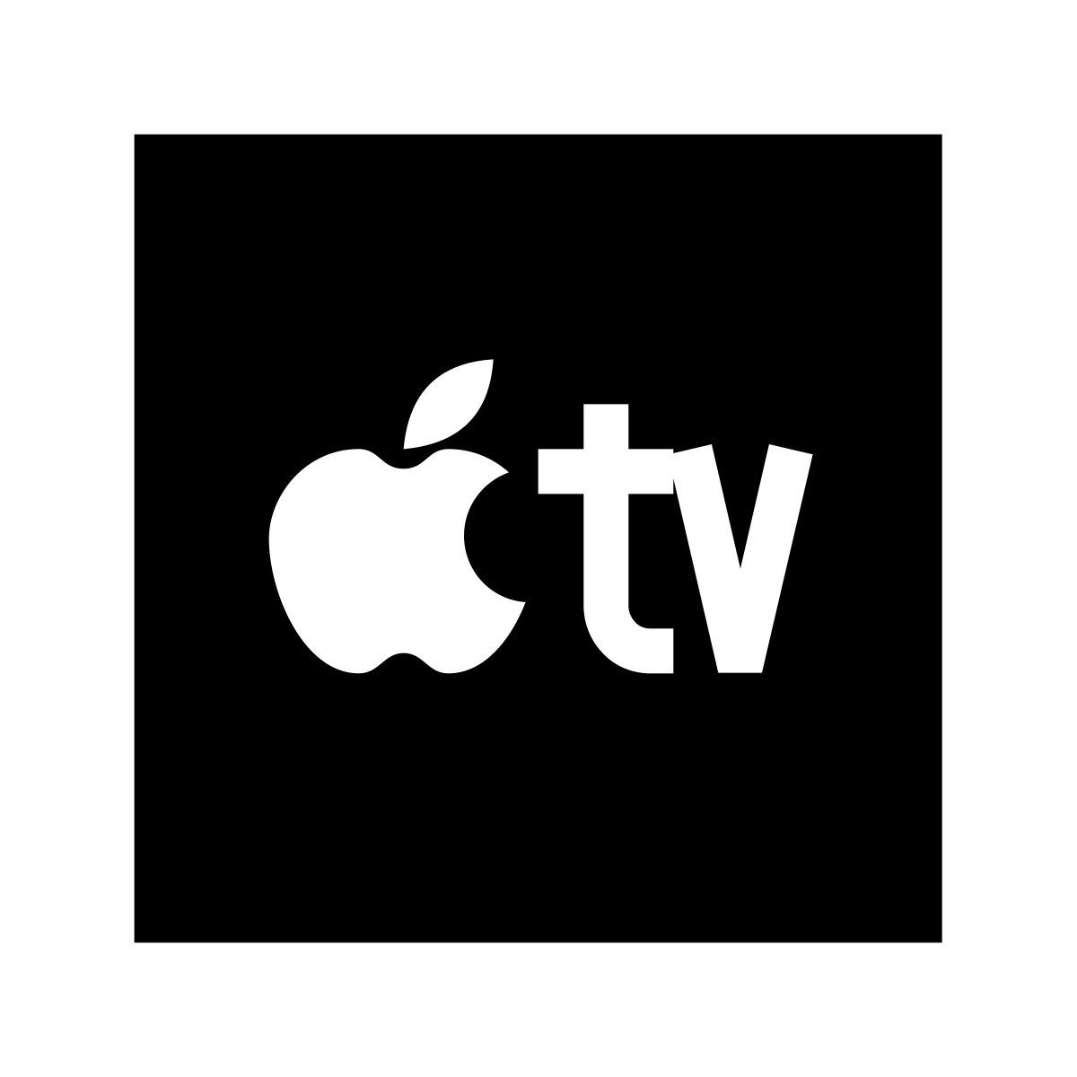 forma bold filled sharp style apple tv icon