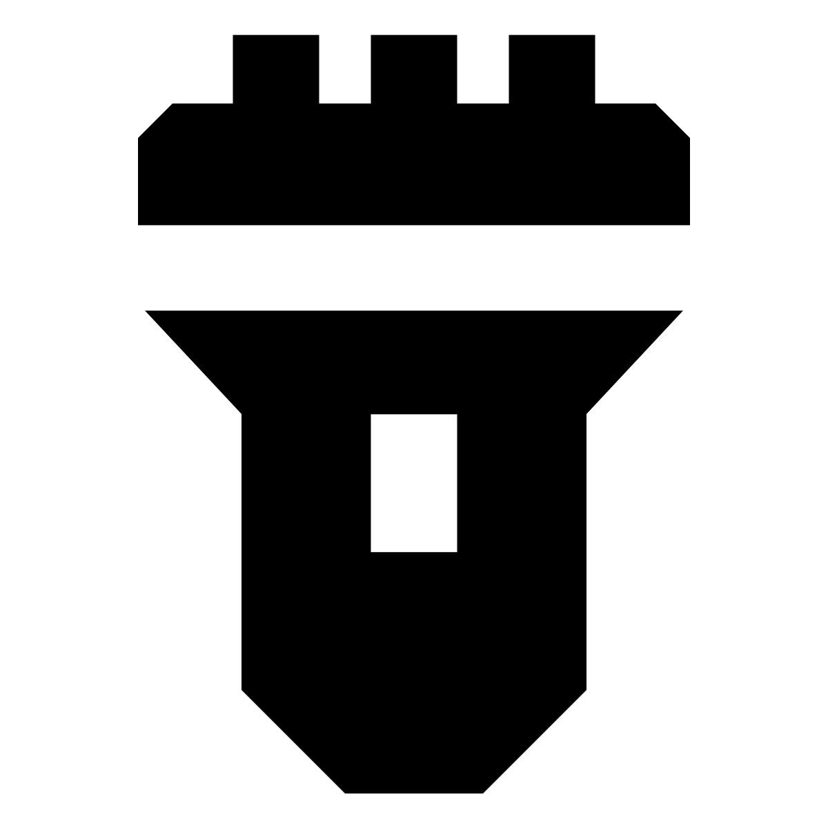 forma bold filled sharp style afeitado icon