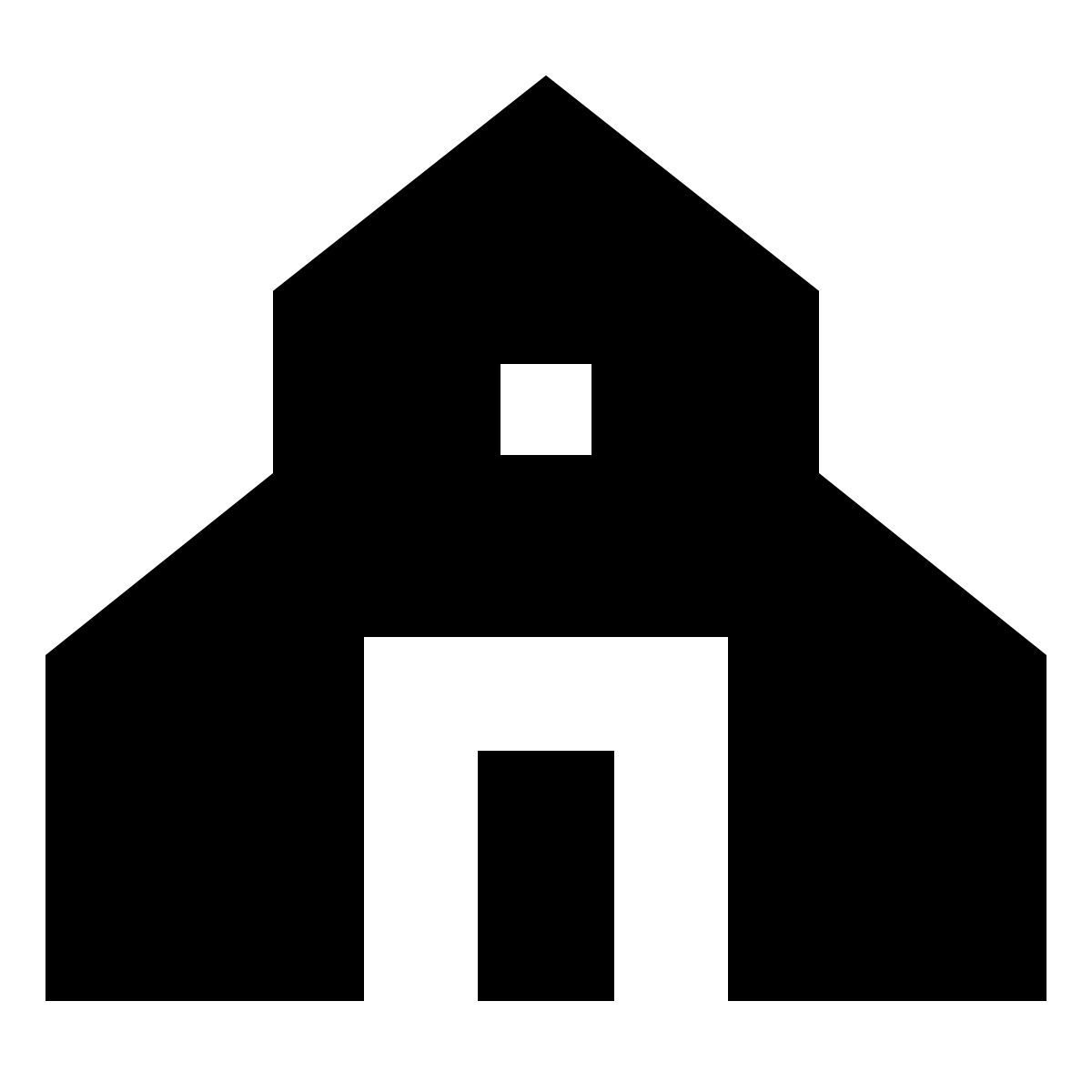 forma bold filled sharp style 외양간 icon