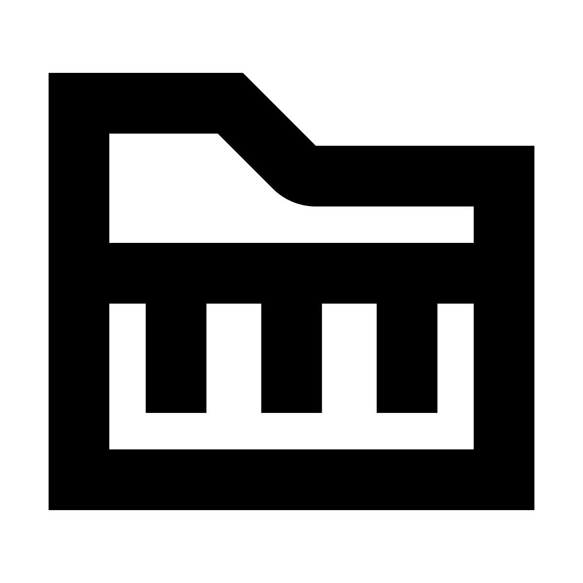 forma bold filled sharp style música clásica icon