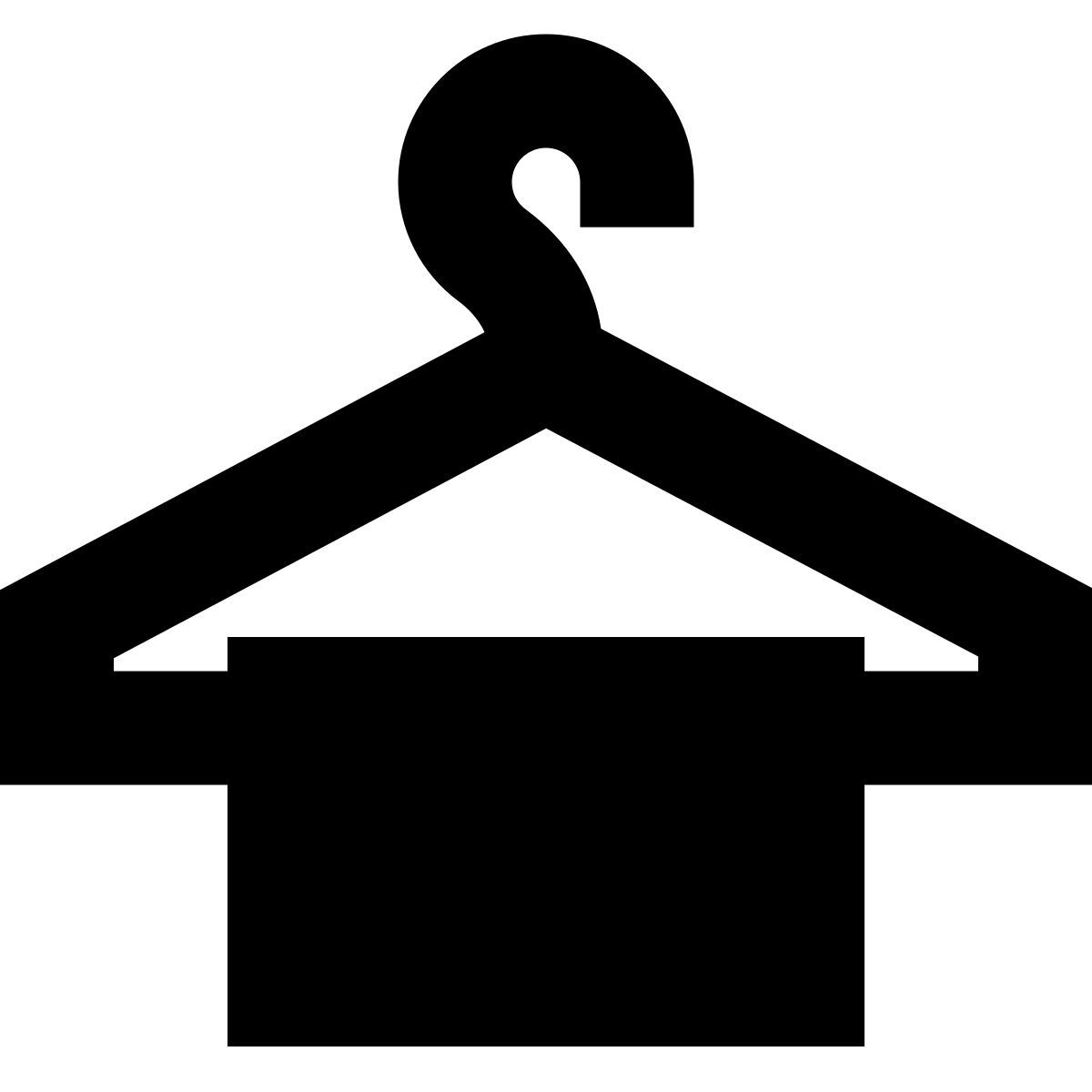 forma bold filled sharp style guardaroba icon