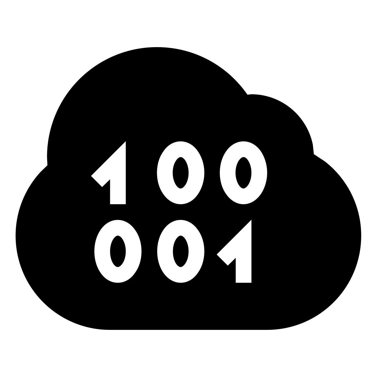 forma bold filled sharp style 云二进制代码 icon