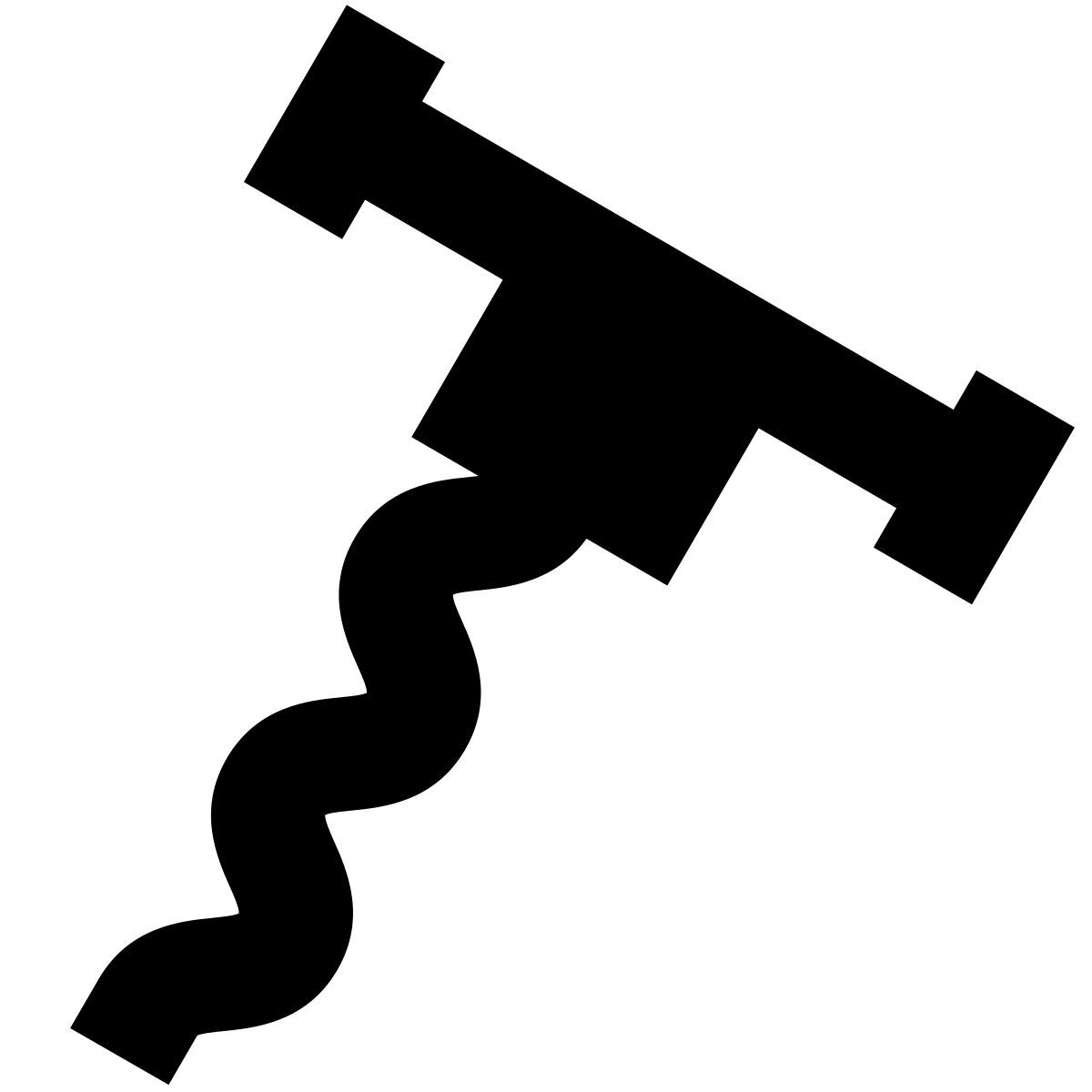 forma bold filled sharp style 빙빙 돌리다 icon